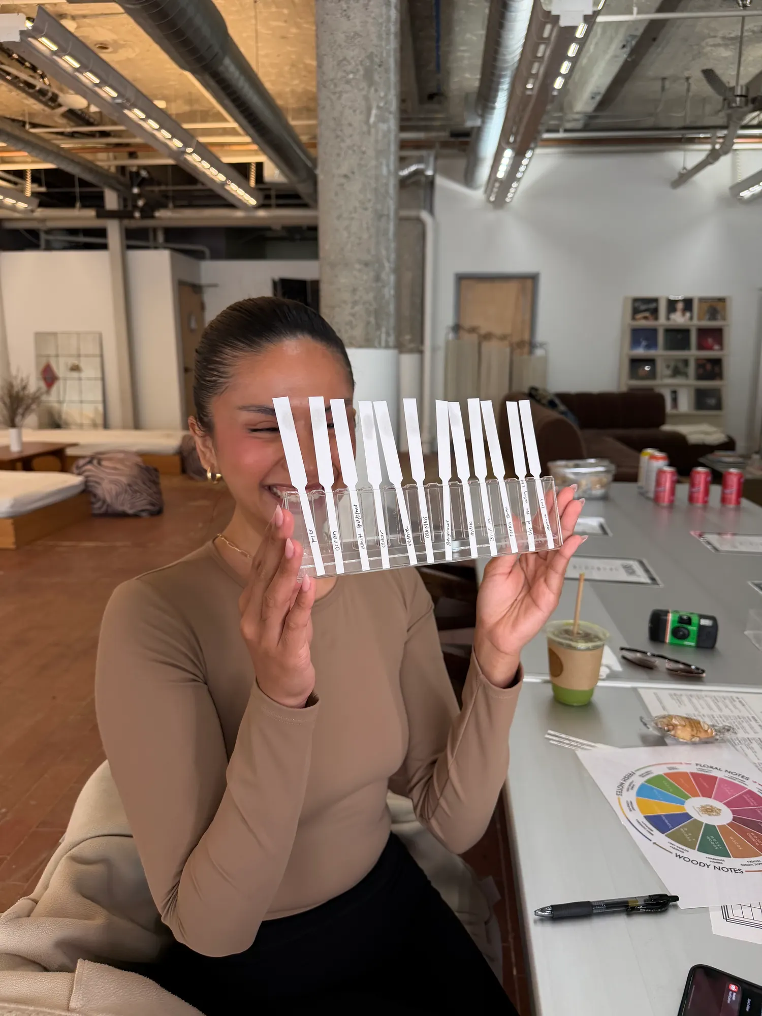 SF Perfume Workshops session — guests at the blending table